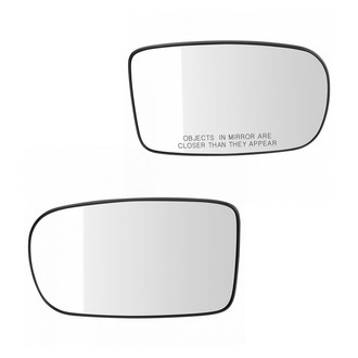 TRQ® - Driver and Passenger Side Power View Mirror Glass Set (Foldaway)