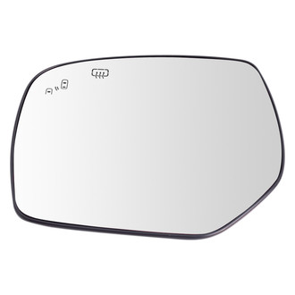 TRQ® - Driver Side View Mirror Glass (Heated)