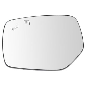 TRQ® - Driver Side View Mirror Glass (Heated)