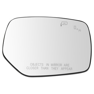 TRQ® - Passenger Side View Mirror Glass (Heated)