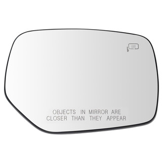 TRQ® - Passenger Side View Mirror Glass (Heated)