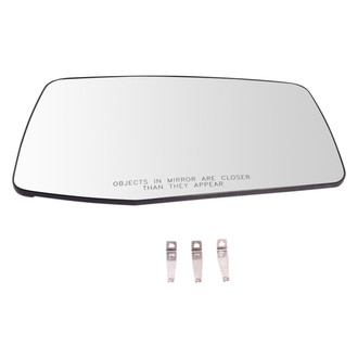 TRQ® - Passenger Side Manual View Mirror Glass