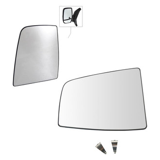 TRQ® - Driver and Passenger Side View Mirror Glass Set