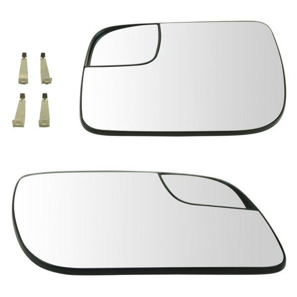 TRQ® - Driver and Passenger Side View Mirror Glass Set