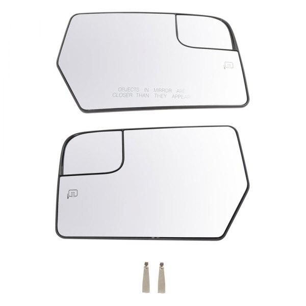 TRQ® - Driver and Passenger Side View Mirror Glass Set