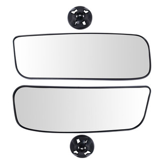 TRQ® - Driver and Passenger Side View Mirror Glass Set