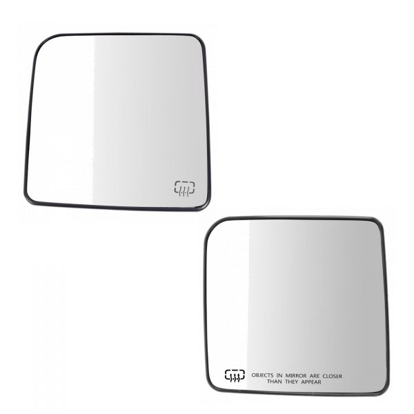 TRQ® - Driver and Passenger Side View Mirror Glass Set