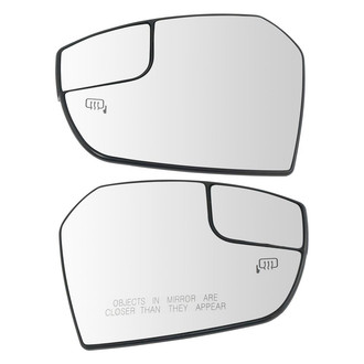 TRQ® - Driver and Passenger Side View Mirror Glass Set (Heated)
