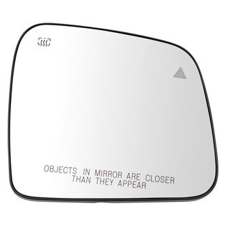 TRQ® - Passenger Side View Mirror Glass