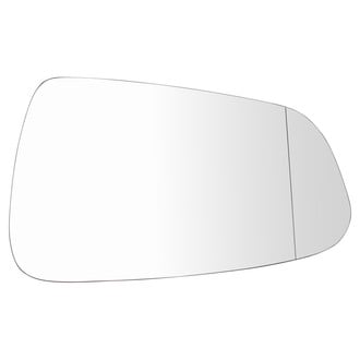 TRQ® - Passenger Side Manual View Mirror Glass (Heated)