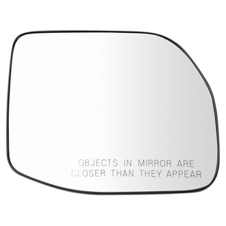 TRQ® - Passenger Side View Mirror Glass