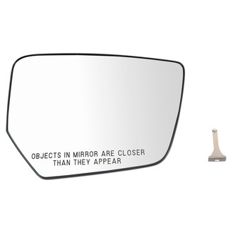 TRQ® - Passenger Side View Mirror Glass (Non-Heated)