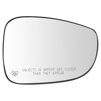 TRQ® - Passenger Side Power View Mirror Glass (Heated, Non-Foldaway)