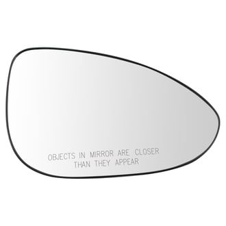 TRQ® - Passenger Side Power View Mirror Glass (Non-Heated, Non-Foldaway)