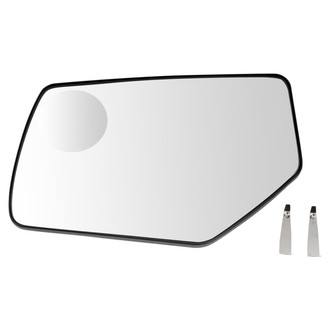 TRQ® - Driver Side View Mirror Glass (Heated)