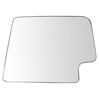 TRQ® - Passenger Side Power View Mirror Glass (Heated, Non-Foldaway)
