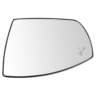 TRQ® - Driver Side Power View Mirror Glass (Heated, Non-Foldaway)