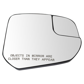 TRQ® - Passenger Side Power View Mirror Glass (Heated, Non-Foldaway)