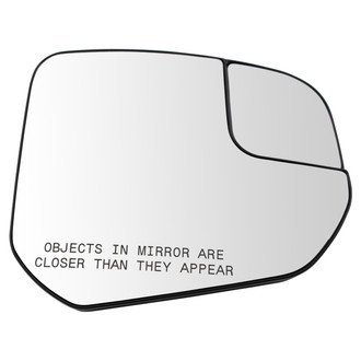 TRQ® - Passenger Side Power View Mirror Glass (Non-Heated, Non-Foldaway)
