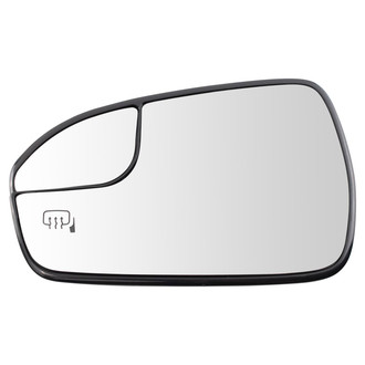 TRQ® - Driver Side Power View Mirror Glass (Heated, Non-Foldaway)