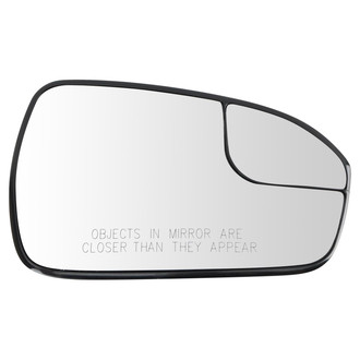 TRQ® - Passenger Side Power View Mirror Glass (Non-Heated, Non-Foldaway)