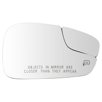TRQ® - Passenger Side Power View Mirror Glass (Heated, Non-Foldaway)