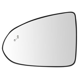 TRQ® - Driver Side Power View Mirror Glass (Heated, Non-Foldaway)