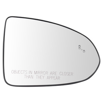 TRQ® - Passenger Side Power View Mirror Glass (Heated, Non-Foldaway)
