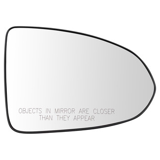 TRQ® - Passenger Side Power View Mirror Glass (Heated, Non-Foldaway)
