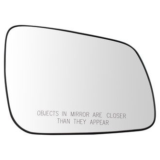 TRQ® - Passenger Side Power View Mirror Glass (Non-Heated, Non-Foldaway)