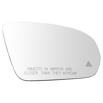 TRQ® - Passenger Side Power View Mirror Glass (Heated, Non-Foldaway)