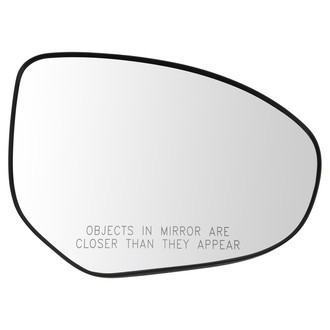 TRQ® - Passenger Side Power View Mirror Glass (Heated, Non-Foldaway)