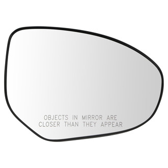 TRQ® - Passenger Side Power View Mirror Glass (Non-Heated, Non-Foldaway)