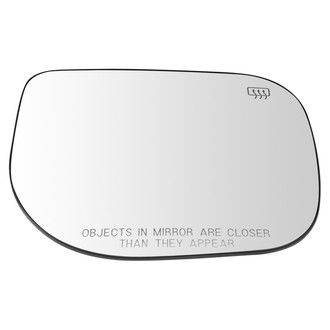 TRQ® - Passenger Side View Mirror Glass (Heated)