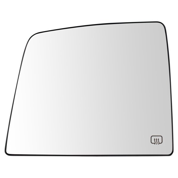 TRQ® - Driver Side View Mirror Glass