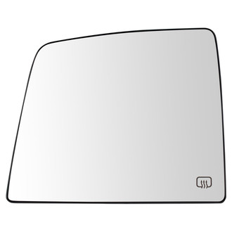 TRQ® - Driver Side View Mirror Glass (Heated)