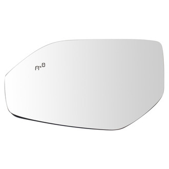 TRQ® - Driver Side Power View Mirror Glass (Heated, Non-Foldaway)