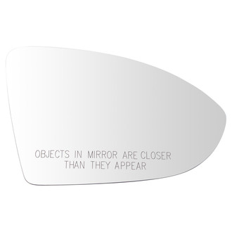 TRQ® - Passenger Side Power View Mirror Glass (Heated, Non-Foldaway)