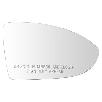 TRQ® - Passenger Side Power View Mirror Glass (Non-Heated, Non-Foldaway)