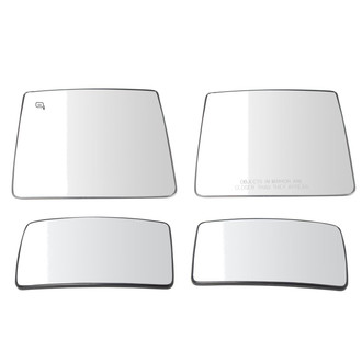 TRQ® - Driver and Passenger Side View Mirror Glass Set