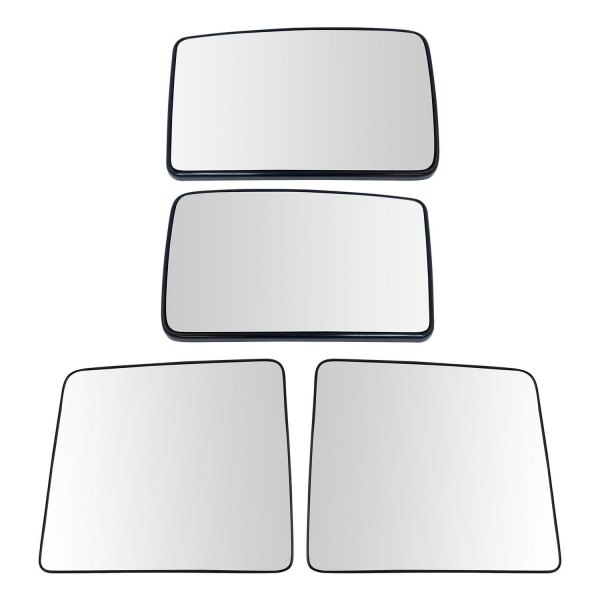 TRQ® - Driver and Passenger Side View Mirror Glass Set