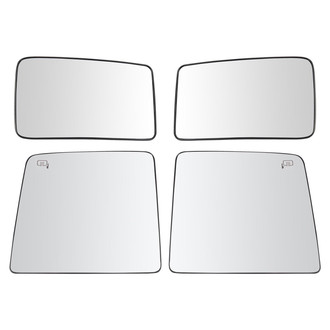 TRQ® - Driver and Passenger Side View Mirror Glass Set