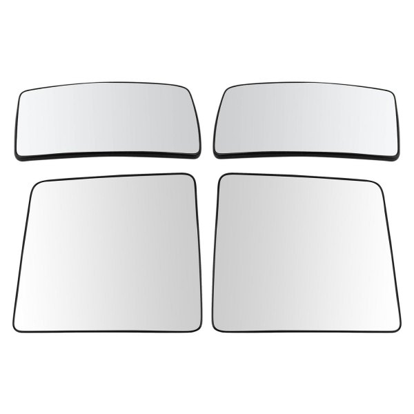 TRQ® - Driver and Passenger Side View Mirror Glass Set