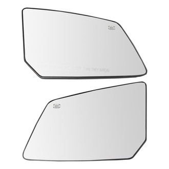 TRQ® - Driver and Passenger Side View Mirror Glass Set