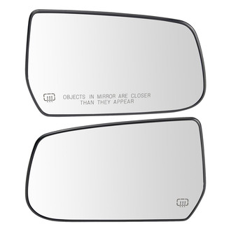 TRQ® - Driver and Passenger Side View Mirror Glass Set