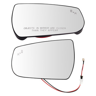 TRQ® - Driver and Passenger Side View Mirror Glass Set