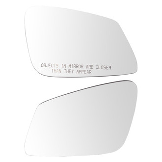 TRQ® - Driver and Passenger Side View Mirror Glass Set