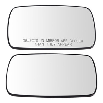 TRQ® - Driver and Passenger Side View Mirror Glass Set