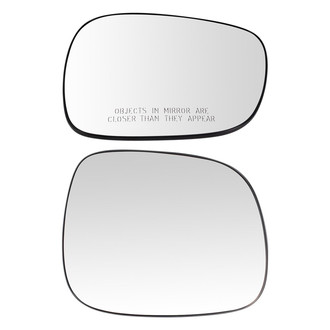 TRQ® - Driver and Passenger Side View Mirror Glass Set
