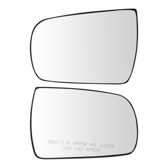 TRQ® - Driver and Passenger Side View Mirror Glass Set